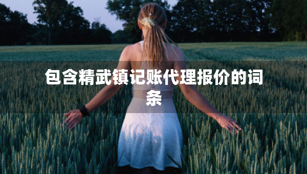 包含精武镇记账代理报价的词条