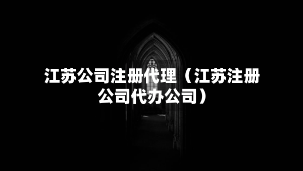 江苏公司注册代理（江苏注册公司代办公司）