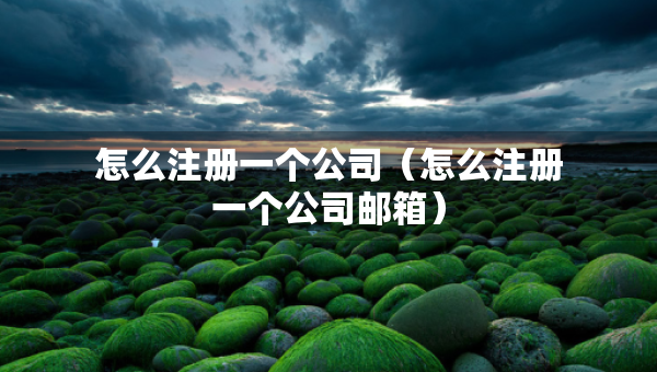 怎么注册一个公司（怎么注册一个公司邮箱）