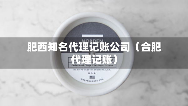 肥西知名代理记账公司（合肥代理记账）