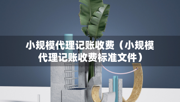 小规模代理记账收费（小规模代理记账收费标准文件）