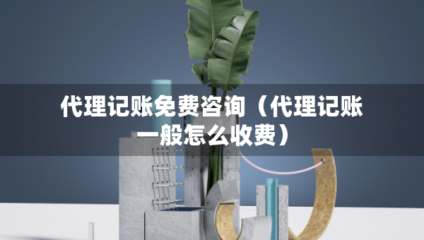代理记账免费咨询（代理记账一般怎么收费）