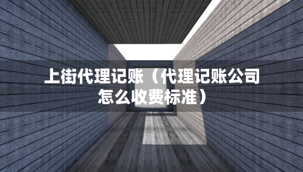上街代理记账（代理记账公司怎么收费标准）