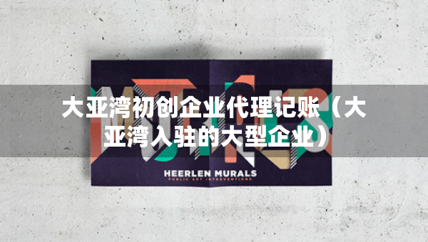 大亚湾初创企业代理记账（大亚湾入驻的大型企业）