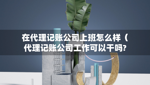 在代理记账公司上班怎么样（代理记账公司工作可以干吗?）
