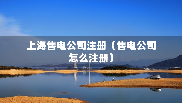 上海售电公司注册（售电公司怎么注册）