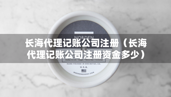 长海代理记账公司注册（长海代理记账公司注册资金多少）