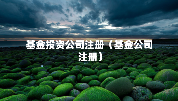 基金投资公司注册（基金公司 注册）