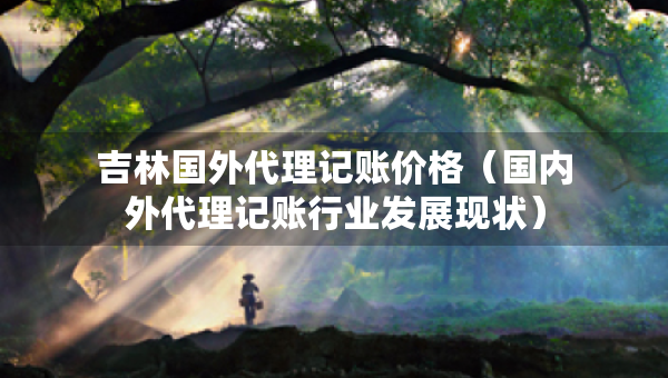 吉林国外代理记账价格（国内外代理记账行业发展现状）