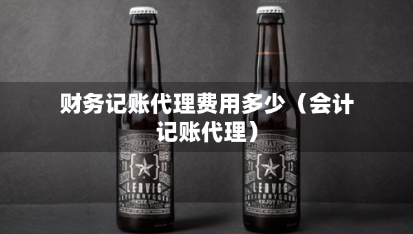 财务记账代理费用多少（会计记账代理）