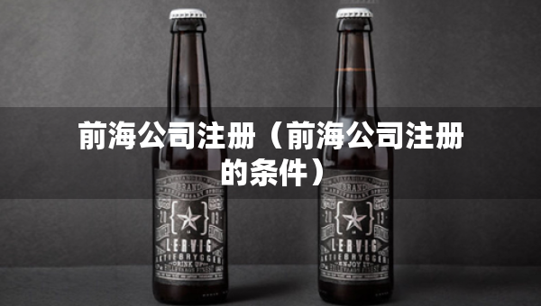 前海公司注册（前海公司注册的条件）