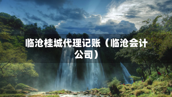 临沧桂城代理记账（临沧会计公司）