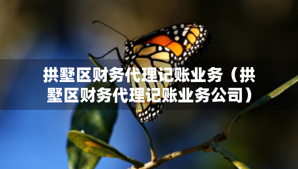 拱墅区财务代理记账业务（拱墅区财务代理记账业务公司）