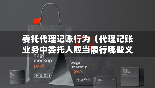 委托代理记账行为（代理记账业务中委托人应当履行哪些义务）