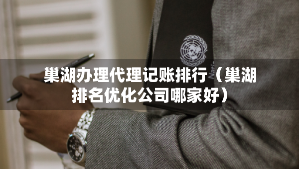 巢湖办理代理记账排行（巢湖排名优化公司哪家好）