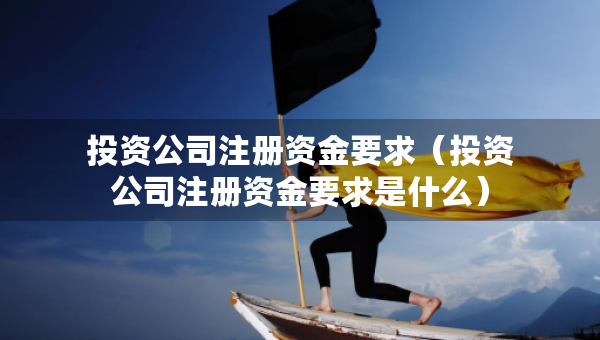 投资公司注册资金要求（投资公司注册资金要求是什么）
