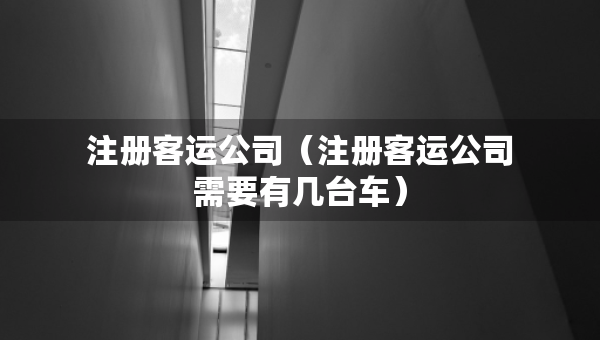 注册客运公司（注册客运公司需要有几台车）