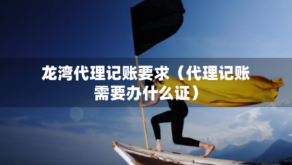 龙湾代理记账要求（代理记账需要办什么证）