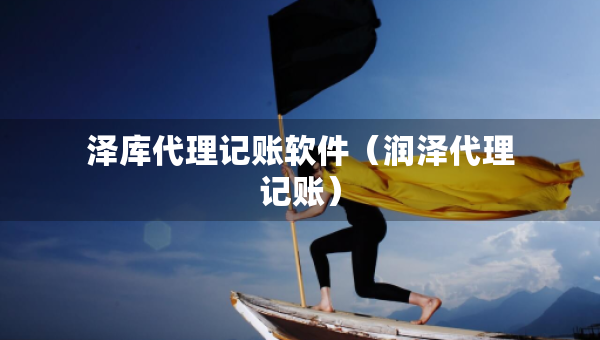 泽库代理记账软件（润泽代理记账）