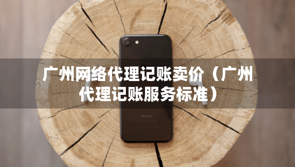 广州网络代理记账卖价（广州代理记账服务标准）