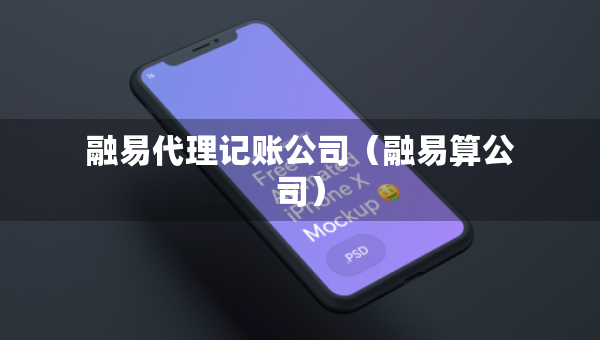 融易代理记账公司（融易算公司）