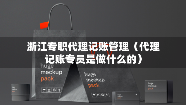 浙江专职代理记账管理（代理记账专员是做什么的）