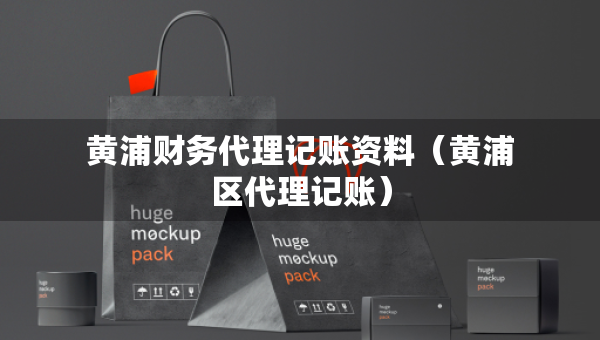 黄浦财务代理记账资料（黄浦区代理记账）