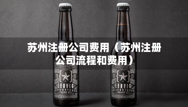 苏州注册公司费用（苏州注册公司流程和费用）