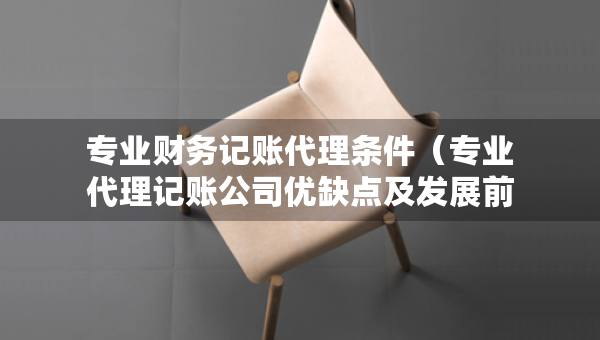 专业财务记账代理条件（专业代理记账公司优缺点及发展前景论文）