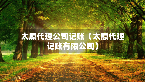 太原代理公司记账（太原代理记账有限公司）