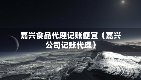 嘉兴食品代理记账便宜（嘉兴公司记账代理）