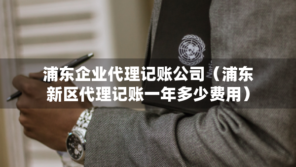 浦东企业代理记账公司（浦东新区代理记账一年多少费用）