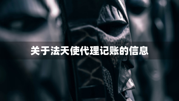关于法天使代理记账的信息