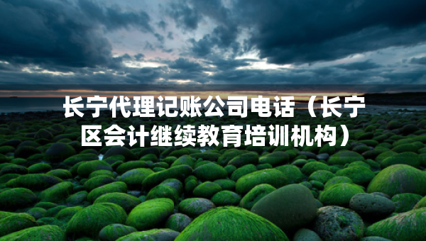 长宁代理记账公司电话（长宁区会计继续教育培训机构）
