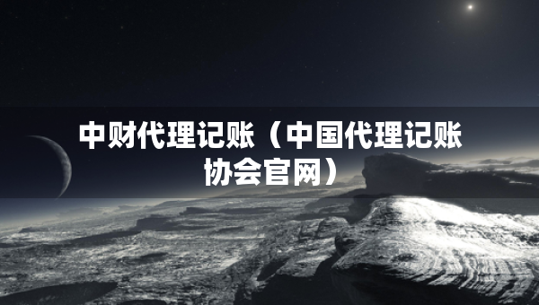 中财代理记账（中国代理记账协会官网）