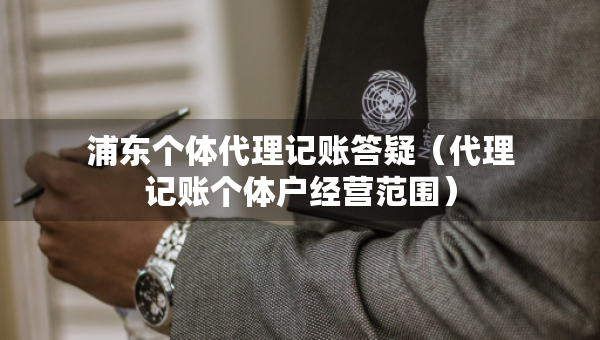 浦东个体代理记账答疑（代理记账个体户经营范围）