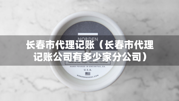 长春市代理记账（长春市代理记账公司有多少家分公司）