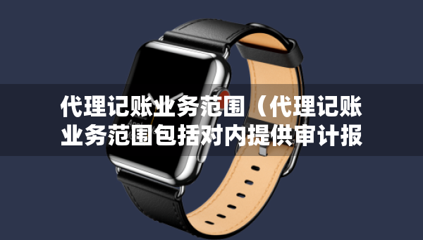 代理记账业务范围（代理记账业务范围包括对内提供审计报告吗）