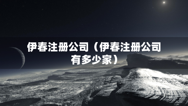 伊春注册公司（伊春注册公司有多少家）