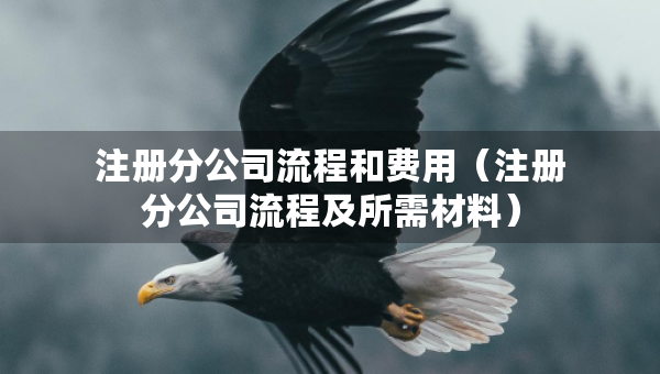 注册分公司流程和费用（注册分公司流程及所需材料）