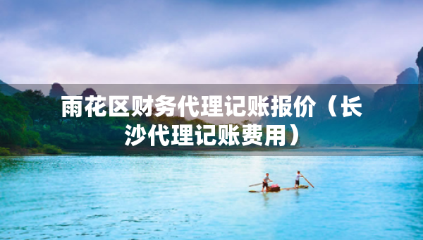 雨花区财务代理记账报价（长沙代理记账费用）