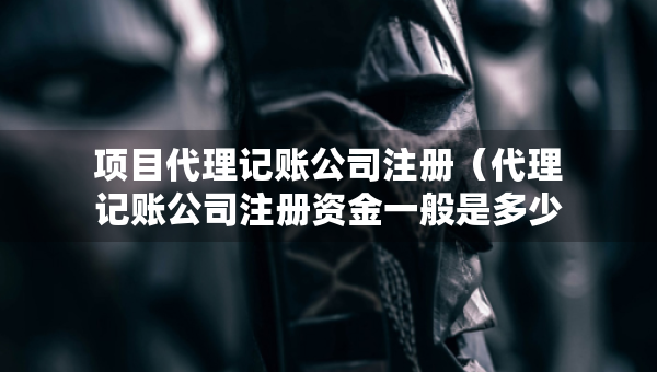 项目代理记账公司注册（代理记账公司注册资金一般是多少）