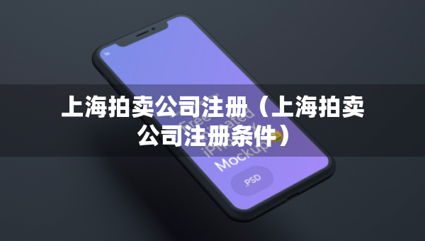 上海拍卖公司注册（上海拍卖公司注册条件）