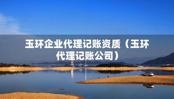 玉环企业代理记账资质（玉环代理记账公司）