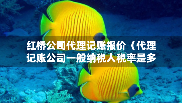 红桥公司代理记账报价（代理记账公司一般纳税人税率是多少）