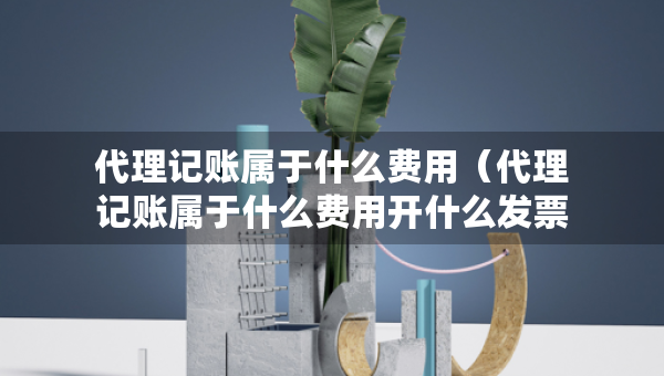 代理记账属于什么费用（代理记账属于什么费用开什么发票）