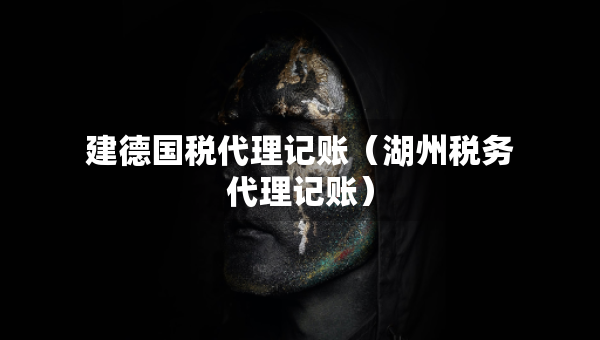 建德国税代理记账（湖州税务代理记账）