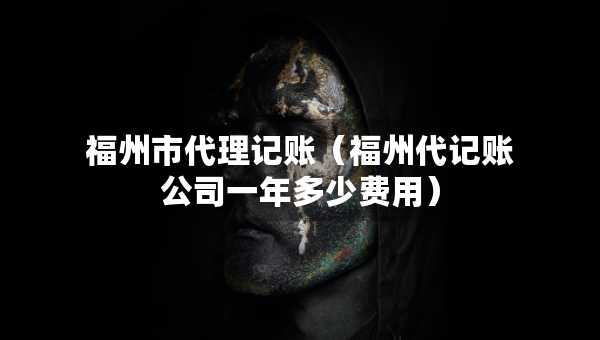 福州市代理记账（福州代记账公司一年多少费用）