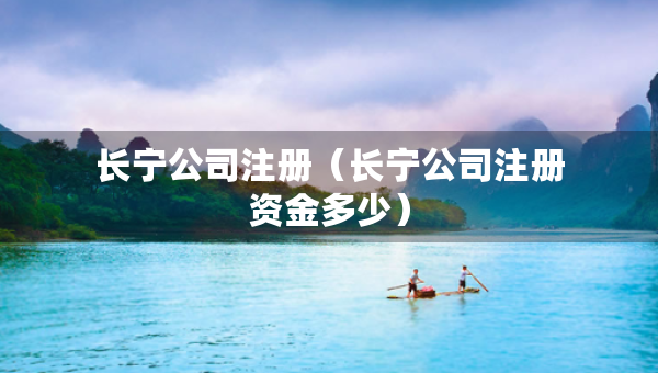 长宁公司注册（长宁公司注册资金多少）