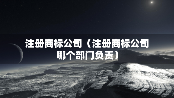 注册商标公司（注册商标公司哪个部门负责）